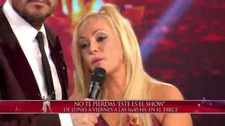 Showmatch 2014  ESCÁNDALO Ritó bailó y se peleó con Moria quotVos estuviste en la mismaquot [upl. by Anrat]