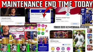 Maintenance End Time Today In eFootball 2023 Mobile  Maintenance End Time  Pes Server Maintenance [upl. by Katharine453]