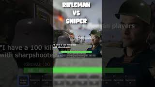 Rifleman vs Sharpshooter ROBLOX DDAY [upl. by Loni]