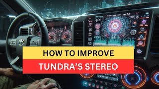 Some of The Best Ways You Can Improve Your Toyota Tundras Stereo Sound [upl. by Muraida]