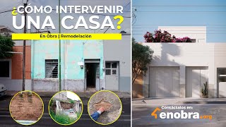 ¿CÓMO INTERVENIR UNA CASA ARQUITECTÓNICAMENTE NUEVO PROYECTO de Remodelación En obra  Centro Gdl [upl. by Gilbertson]