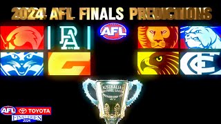 AFL FINALS PREDICTIONS 2024 [upl. by Ingrim589]