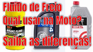 Qual Fluído de Freio Usar na Moto  Dot 3 4 5 51  Diferenças o que usar e quando trocar [upl. by Zealand]