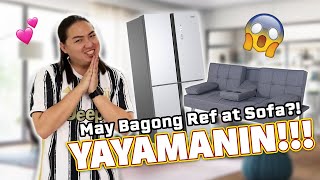 Unboxing my NEW Ref amp Sofa sa Apartment  NAKAANGATANGAT ANG TITA NIYO INFAIRNESS HAHAHA [upl. by Nosnarb]