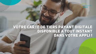 Votre carte de tiers payant digitale disponible a tout moment dans votre appli Intérimaires Santé [upl. by Stclair194]