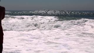 The Wedge  2030ft Waves  Aug 27 2014 [upl. by Assilac]