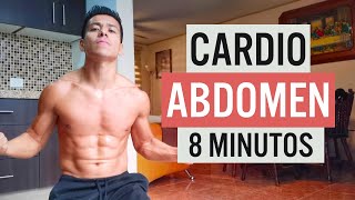 MARCA tu ABDOMEN con este sencillo ENTRENAMIENTO de 8 minutos en casa  CARDIO ABDOMEN [upl. by Raynell544]