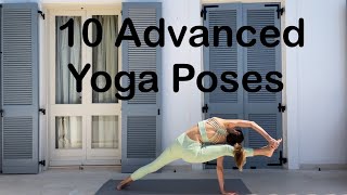 10 Advanced Yoga Poses Advanced Yoga Asanas Names on Sanskrit [upl. by Rinna445]