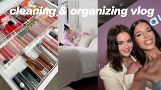 meeting selena gomez  productive cleaning vlog 2024 [upl. by Ramirol]