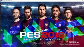 PES 2018 AllIn Patch PC [upl. by Nemlaz]