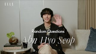 Ahn Hyo Seop On Singaporean Dishes He Wants To Try and His Night Routine  Random Questions [upl. by Goebel]