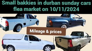 cheap small bakkies in durban sunday cars flea market on 10112024 [upl. by Ahseniuq]