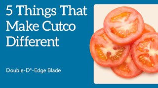 Cutco Kitchen Knives You Need DoubleD®Edge Blade [upl. by Imak831]