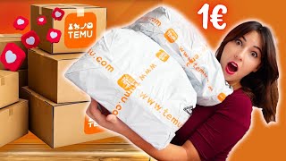 PROVO I PRODOTTI VIRALI DI TEMU AD 1â‚¬ MEGA UNBOXING da 150â‚¬ [upl. by Nevanod]