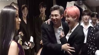 BTS Celebrity Interactions on Billboard 2019 [upl. by Kcirad1]