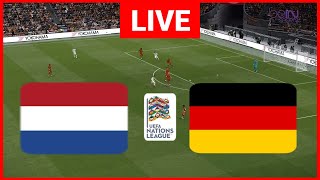 🔴LIVE  NIEDERLANDE gegen DEUTSCHLAND I UEFA NATIONS LEAGUE I KOMPLETTES SPIELSTREAMING  EFOOTBAL [upl. by Boris892]