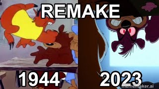 Every Time Papa Bear Hits or Attempts to Hit Junyer Bear in Looney Tunes 19442023 REMAKE [upl. by Dorreg]