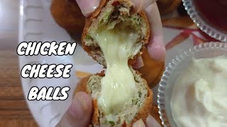 CHICKEN CHEESE BALLS  QUICK DELICIOUS SNACK  EASY RECIPE BOOK  LOCKDOWN SPECIAL [upl. by Tnarg]