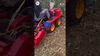 Factory Direct Sale Mini Tractor with Corn Straw Crushing and Returning Machine rotarytiller [upl. by Ellehcan]