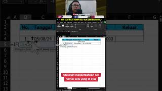 Cara Membuat Nomor Urut Otomatis dengan Menggunakan Rumus IF tutorialexcel excel belajarexcel [upl. by Aisercal181]