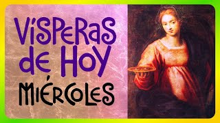 🟣 VÍSPERAS Miércoles 13 de diciembre de 2023 ♱ Iglesia Católica Liturgia de las Horas [upl. by Eelsew]