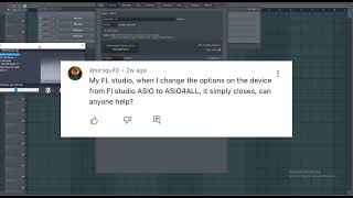 FL Studio 20 Crash when changing to ASIO4ALL  Asio Error [upl. by Burack]