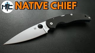 Spyderco Native Chief  Overview and Review [upl. by Ynnahc739]