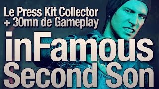 InFamous Second Son  Presskit collector  30mn de gameplay [upl. by Nerrad]