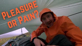 Tarp and bivy camping in bad weather  Robens Mountain Bivy [upl. by Hagar]