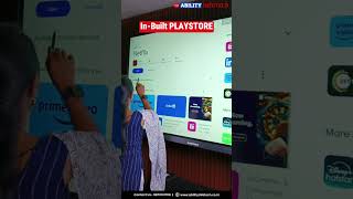 Best Smart board with Inbuilt PLAYSTORE shortfeed smartboard trending ytshorts [upl. by Arodasi]