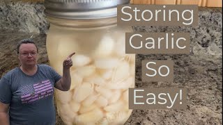 Quick Easy Way To Preserving Garlic [upl. by Morrie]