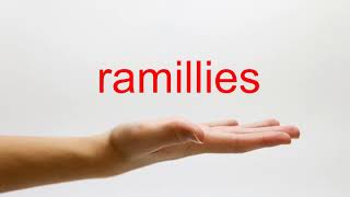 How to Pronounce ramillies  American English [upl. by Drawde447]