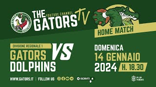 DIVISIONE REGIONALE 1 Gators VS I Delfini LIVE [upl. by Nesilla]