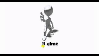 French pronunciation  il aime [upl. by Gilbertina447]