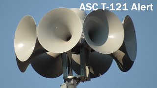 ASC T121 Monthly Tornado Siren Test Alert  Decatur GA 10219 [upl. by Suolevram]