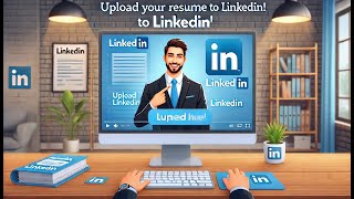 How to Upload Your Resume to LinkedIn Profile  StepbyStep CV Upload Tutorial [upl. by Gnat616]