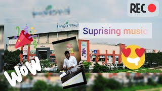 Brookfield mall in Coimbatore  Crazy Talent  Musical corn 🌽 preparation [upl. by Nelehyram]