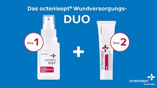 Das WundDuo Produktvideo octenisept ® WundDesinfektion Spray amp octenisept ® Gel [upl. by Willetta]