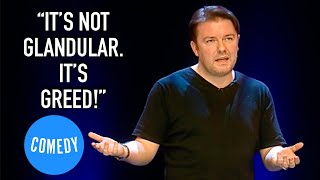 Has Ricky Gervais Lost weight  Animals  Universal Comedy [upl. by Ettenaj]