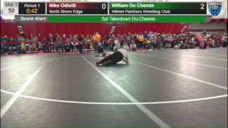 50 Niko Odiotti North Shore Edge vs William Du Chemin Wilmot Panthers Wrestling Club 6474677104 [upl. by Margaretta]