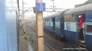 Triple Parallel Action in Indian Railways  Ranchi ShatabdiGanadevta and Dhauli Expres [upl. by Ayomat]