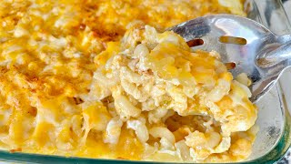 Old Fashioned Baked Macaroni amp Cheese  Southern Mac amp Cheese Recipe  Ellen’s Thanksgiving Series 🧀 [upl. by Nimzaj857]