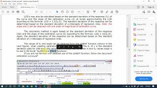 Limit of Detection LoD and Limit of Quantification LoQ determination using calibration graph [upl. by Thalassa]