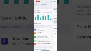 Set Up Screen Time  Down Time limit on Iphone IOS 16 [upl. by Sainana]