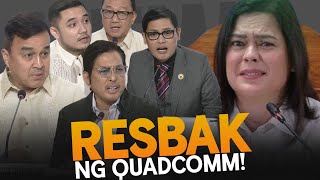 Rumesbak ang QuadComm sa patutsada ni VP Duterte na Politically Motivated ang hearing ng House [upl. by Yetak293]