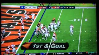 Peyton Manning Audible VS Bengals [upl. by Carrelli776]