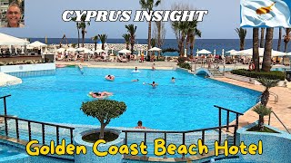 Golden Coast Beach Hotel Pernera Cyprus  2024 Hotel Tour [upl. by Siekram507]