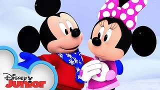 Happy Holidays Music Video 🎶 🎁  Mickey Minnie Bluey Bingo Spidey and MORE  disneyjr [upl. by Laeynad795]