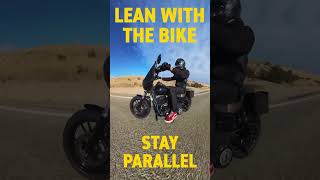 How to lean your motorcycle on the street [upl. by Orville700]