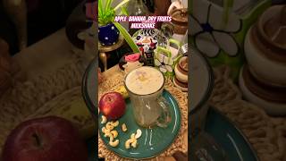 Apple Banana Dry Fruits Milkshake Vishalasri Lifestyle shorts trending milkshake apple banana [upl. by Madeline]